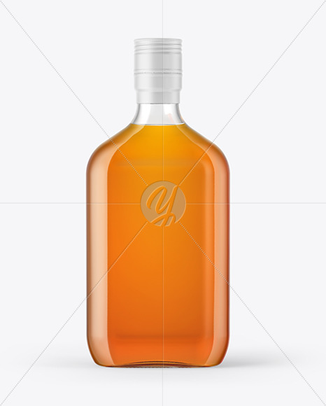 Glass Whisky Bottle Mockup