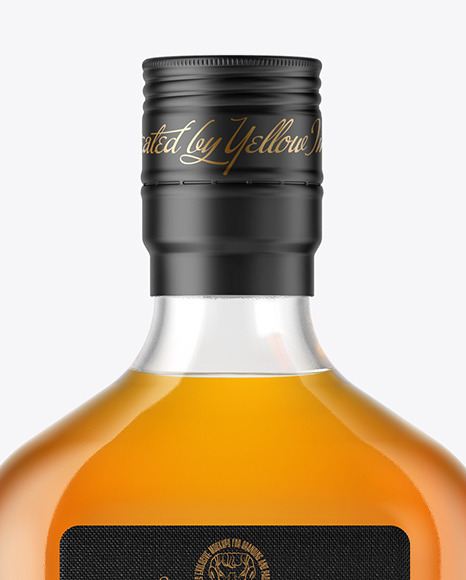 Glass Whisky Bottle Mockup