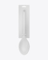 Plastic Kitchen Solid Spoon Mockup