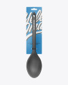 Plastic Kitchen Solid Spoon Mockup