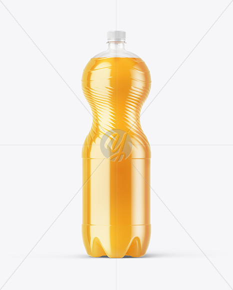 Multifruit Soft Drink PET Bottle Mockup