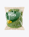 Plastic Bag With Frozen Peas Mockup