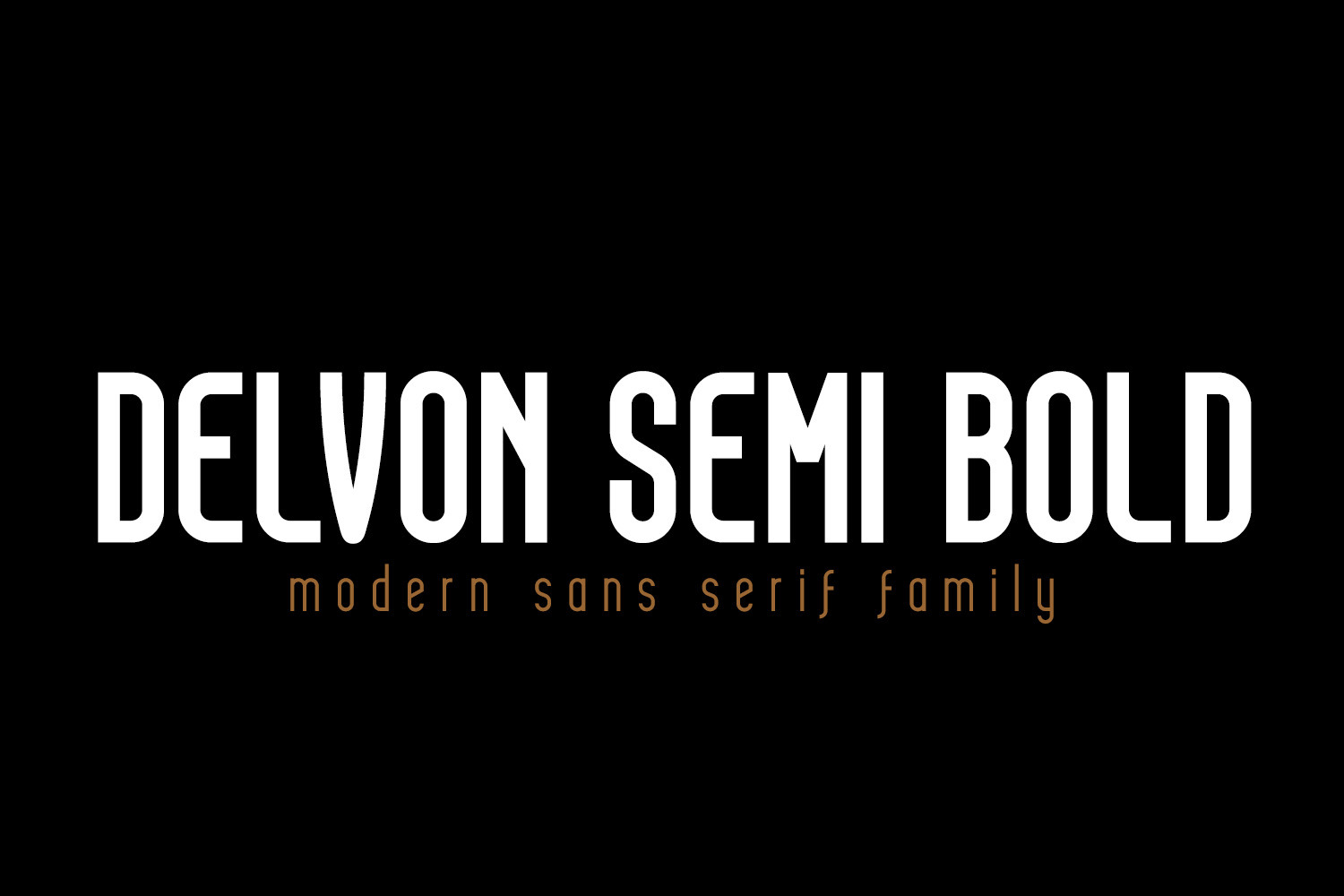 Delvon Semi Bold Delvon Semi Bold
