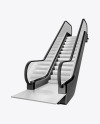 Escalator Mockup - Half Side View