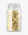 Clear Pills Bottle Mockup