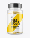 Clear Pills Bottle Mockup