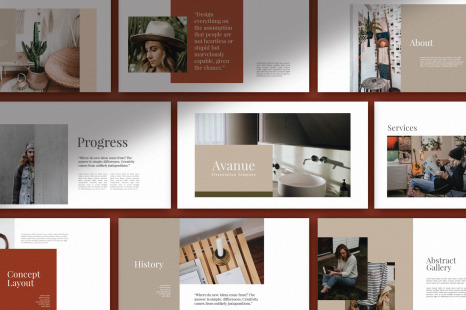 Avanue PowerPoint Template - Niches