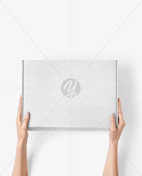 Kraft Paper Mailing Box Mockup