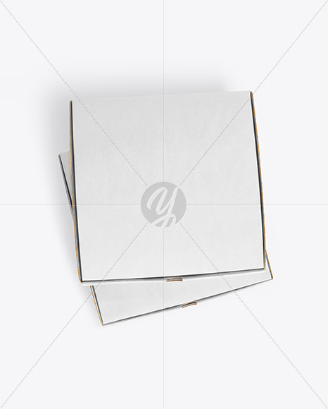 Two Pizza Boxes Mockup