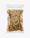 Whole Wheat Tortiglioni Pasta Bag Mockup