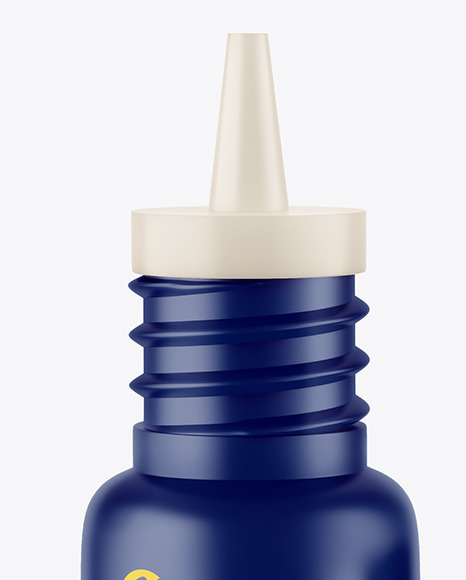 Matte Opened Cosmetic Bottle Mockup