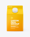 Matte Carton Package Mockup