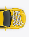 Sport Car Mockup - Top View