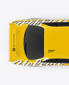 Sport Car Mockup - Top View