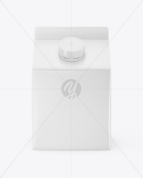 Glossy Carton Package Mockup