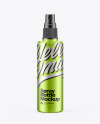 Metallic Spray Bottle Mockup