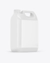 Plastic Jerrycan Mockup - Half Side View