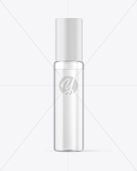 Clear Glass Roll-On Deodorant Mockup