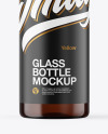 Amber Glass Roll-On Deodorant Mockup