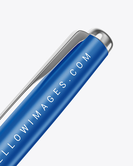 Matte Pen w/ Metallic Finish Mockup