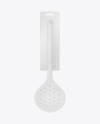 Plastic Kitchen Skimmer Spoon Mockup