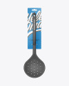 Plastic Kitchen Skimmer Spoon Mockup