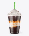 Coffee Cup with Cocoa Powder Topping Mockup