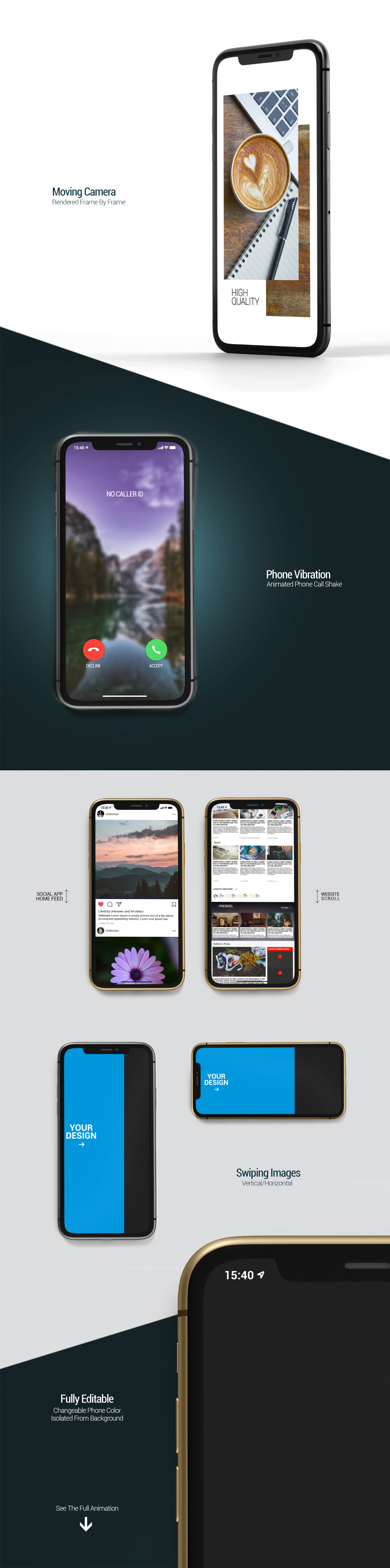 Animated iPhone 11 Pro Mockup