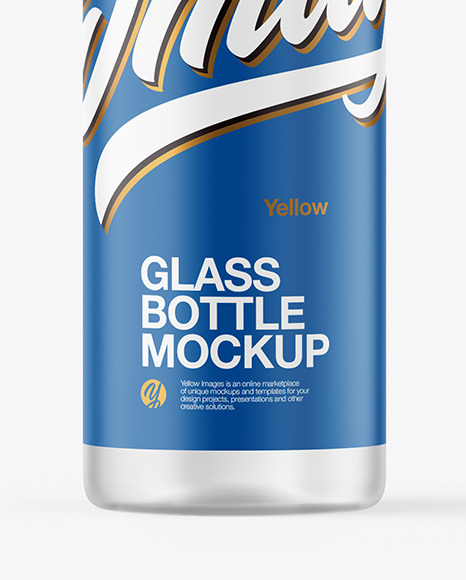 Frosted Glass Roll-On Deodorant Mockup