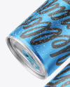 Two Matte Metallic Cans Mockup