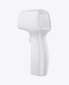 Non-contact Infrared Thermometer Mockup - Half Side View