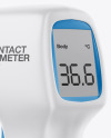 Non-contact Infrared Thermometer Mockup - Half Side View