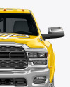 Pickup Truck Mockup - Front View