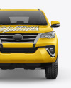 Off-Road SUV Mockup - Front View