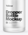 Frosted Glass Dropper Bottle Mockup