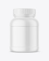 Matte Protein Jar Mockup Matte Protein Jar Mockup