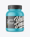 Matte Protein Jar Mockup Matte Protein Jar Mockup