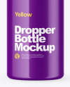 Glossy Dropper Bottle Mockup