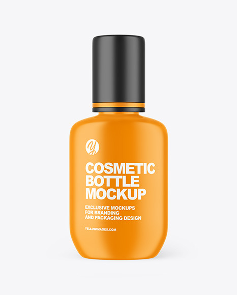 Matte Cosmetic Bottle Mockup