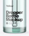 Clear Glass Dropper Bottle Mockup