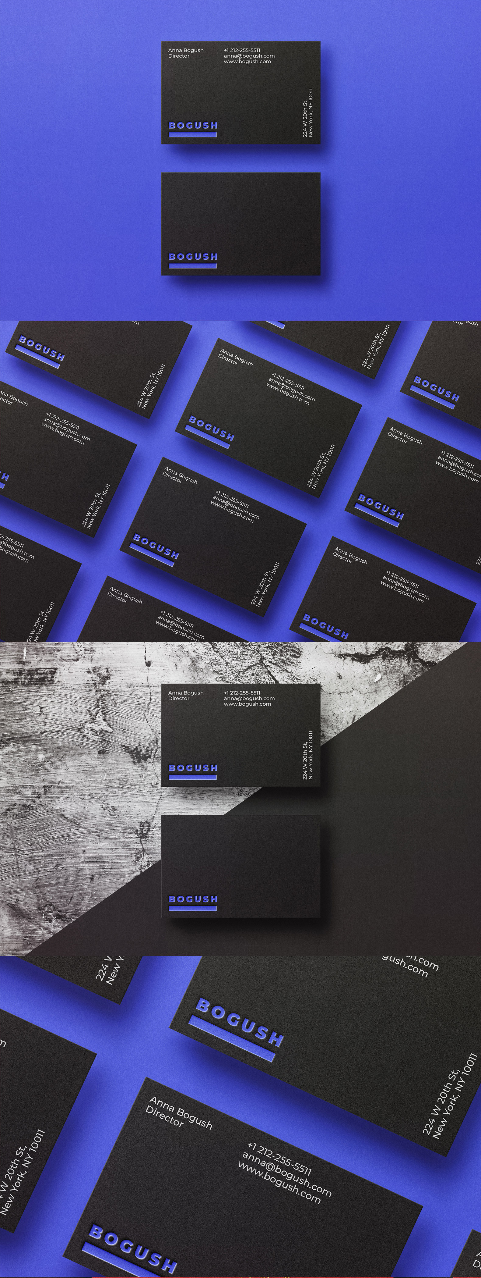 Business card Template & Mock-up #2 Business card Template & Mock-up #2