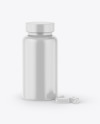 Matte Bottle &amp; Capsules Mockup