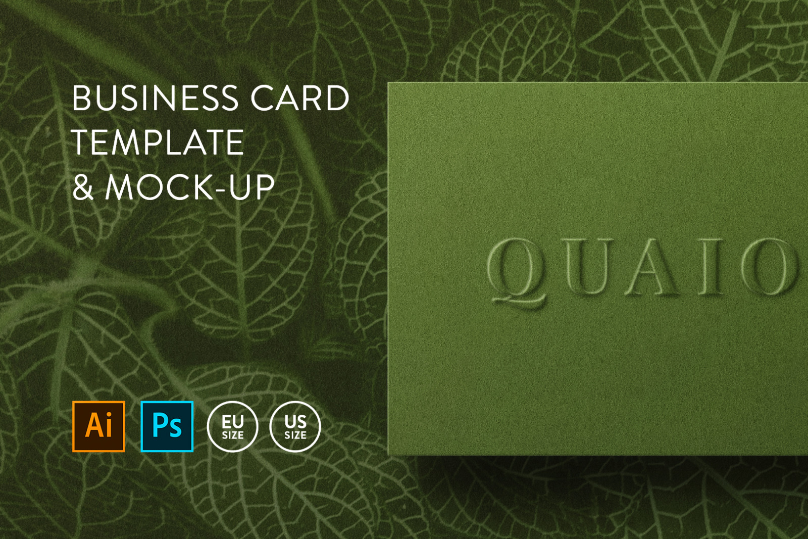 Business card Template &amp; Mock-up #3