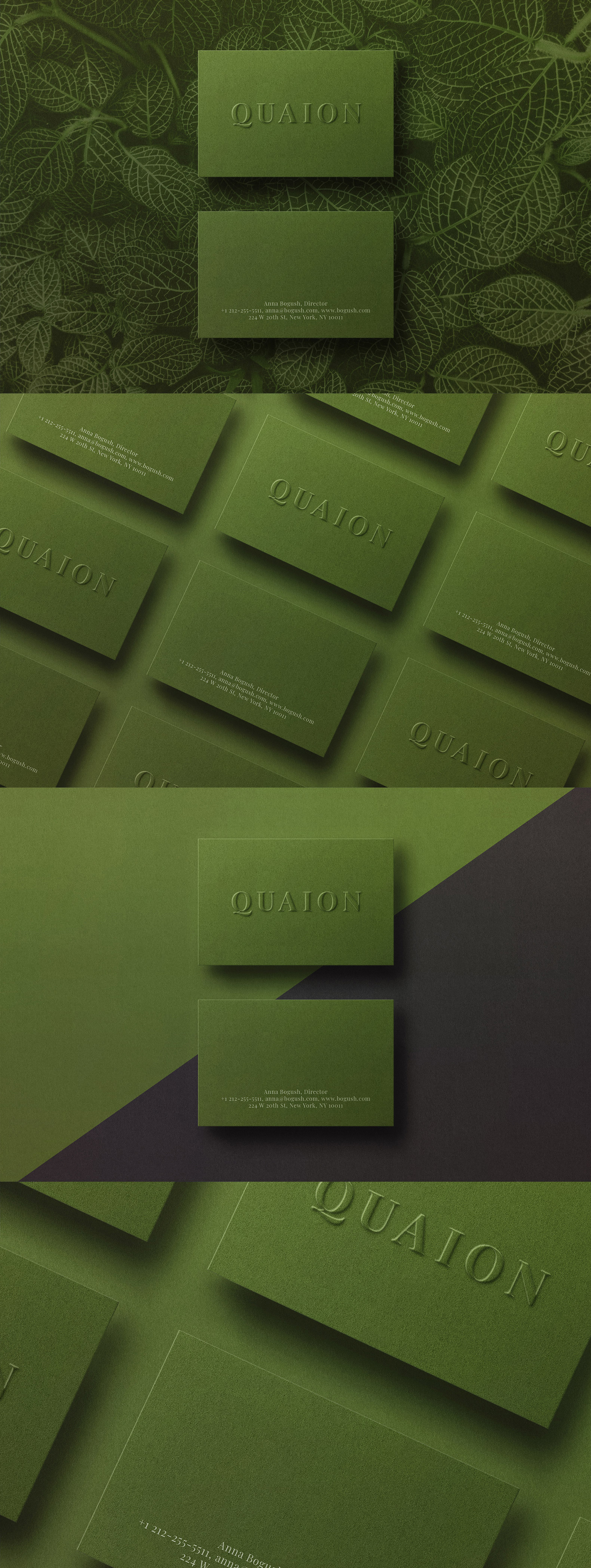 Business card Template & Mock-up #3 Business card Template & Mock-up #3