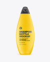 Plastic Shampoo Bottle Mockup