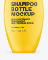 Plastic Shampoo Bottle Mockup