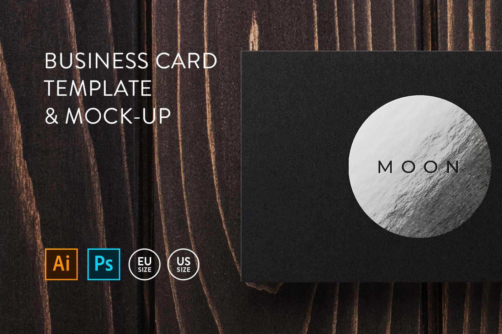 Business card Template & Mock-up #8 Business card Template & Mock-up #8