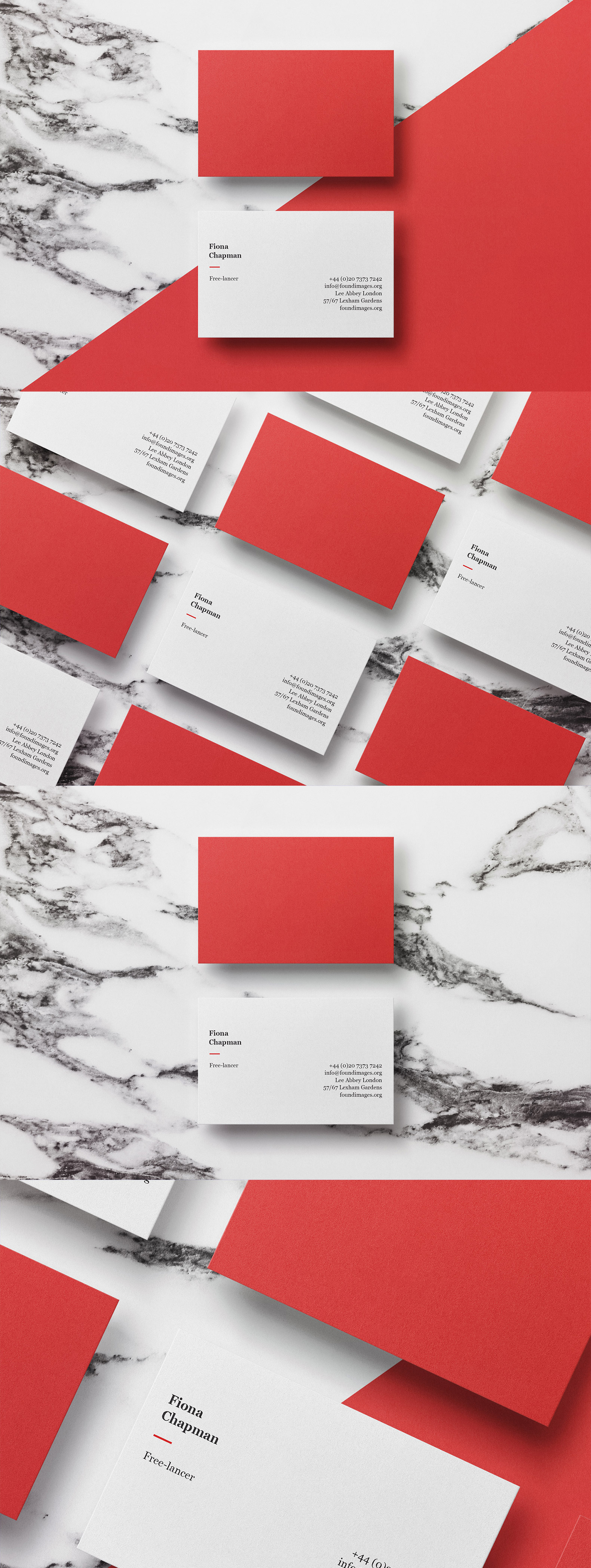 Business card Template & Mock-up #14 Business card Template & Mock-up #14