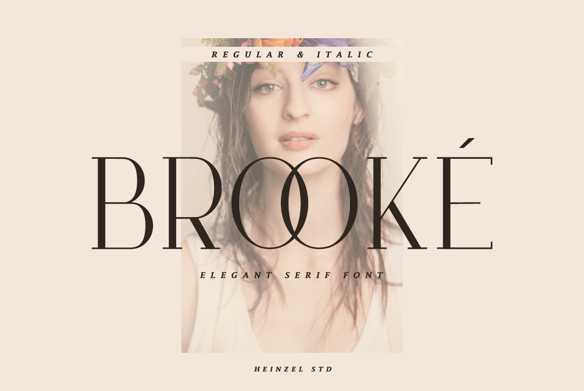 Brooké - Minimalist Serif Font Brooké - Minimalist Serif Font