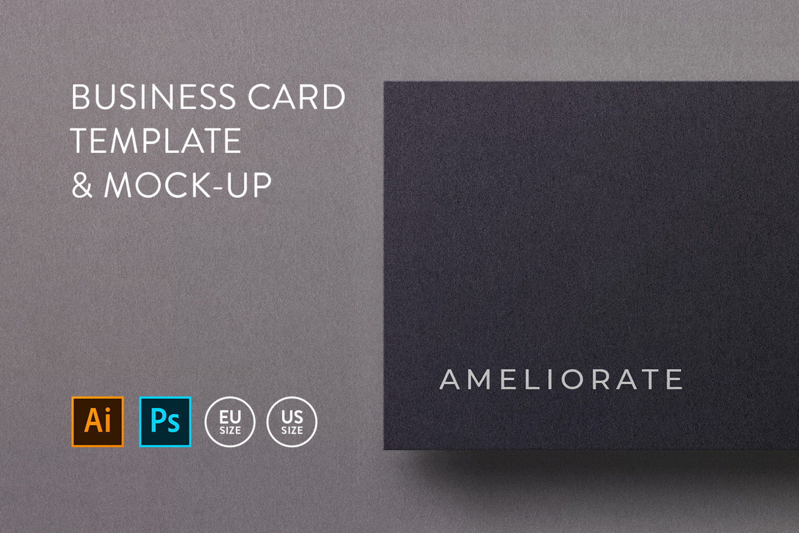 Business card Template & Mock-up #17 Business card Template & Mock-up #17